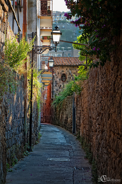 Narrow Street, Sorrento, Italy