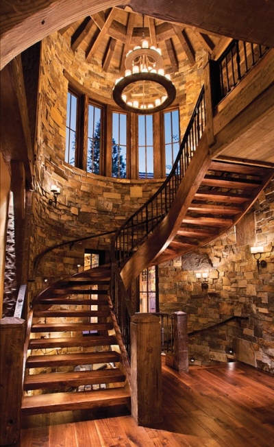 Amazing wooden interior