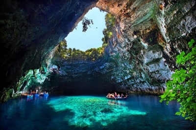 Cave in Greece