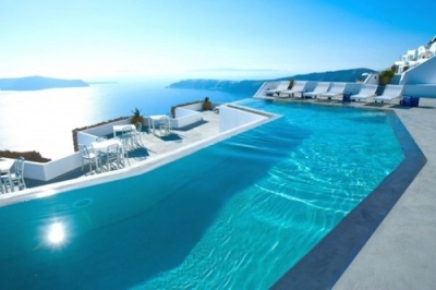 Infinity Pool, Santorini, Greece