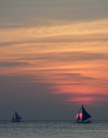 Sky, sea and sunset