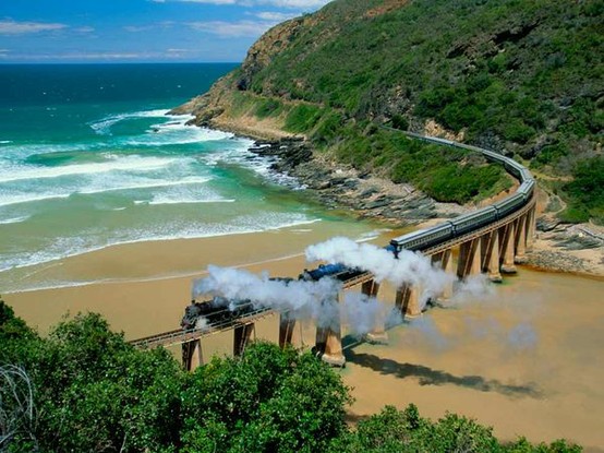 Coast of the Natal province in South Africa