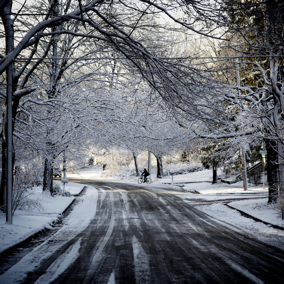 Ann Arbor, Michigan in winter