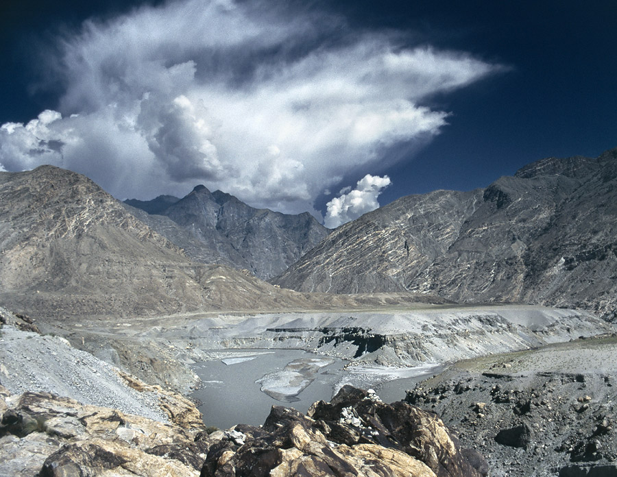 Himalaya Karakorum Hindukush mountain range meeting point, Pakistan