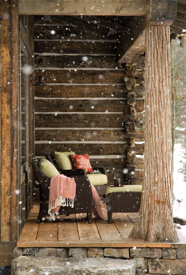 Snowy Porch, Montana