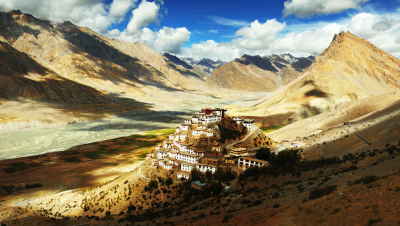 Ki Gompa, a Buddhist Monastery in the Himalayas