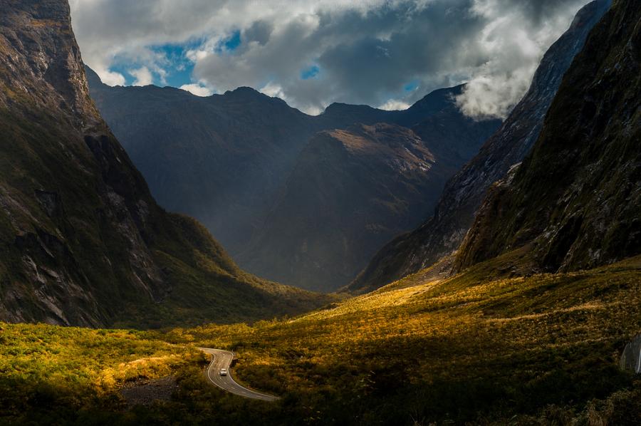 Road to Milfordsound, New Zealand