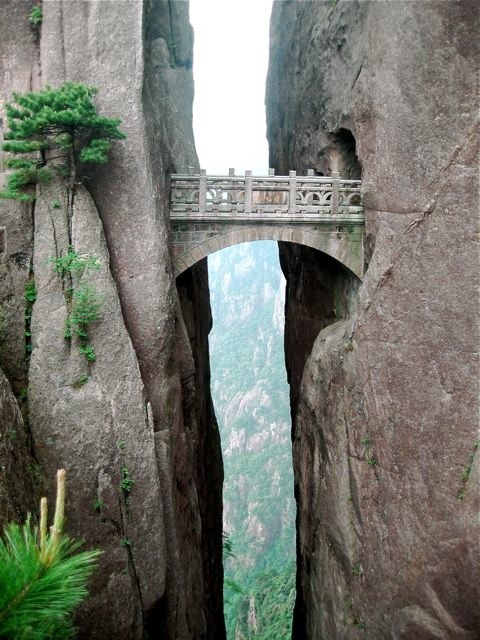 The Bridge of Immortals, Huanghsan, China
