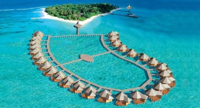 The Maldives. Unbelievably gorgeous.