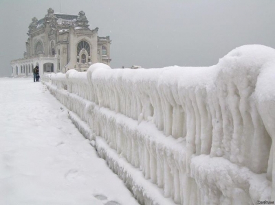 Winter in Constanta, Romania