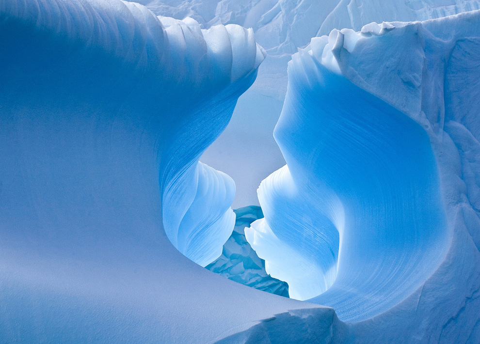 Blue Ice Cave Antarctica Photo On Sunsurfer
