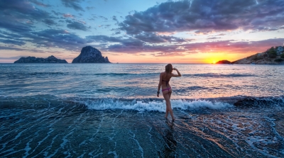 Sunset in Ibiza, Spain