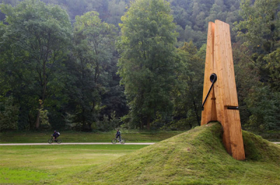 Giant peg sculpture, Belgium