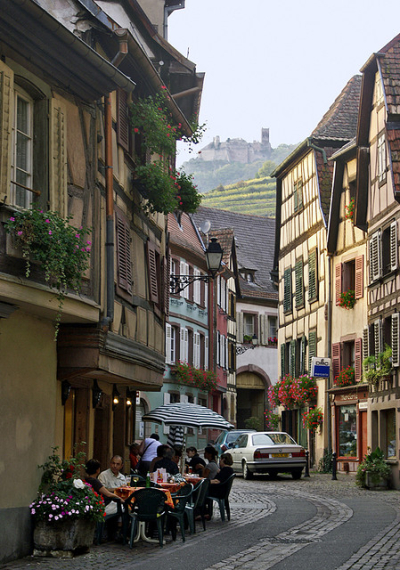 Charming villages of Alsace, Ribeauvillé, France