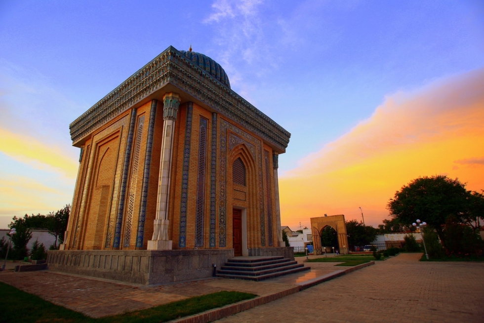 Abu Mansur Mosque in Samarkand, Uzbekistan