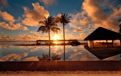 Maldives sunset