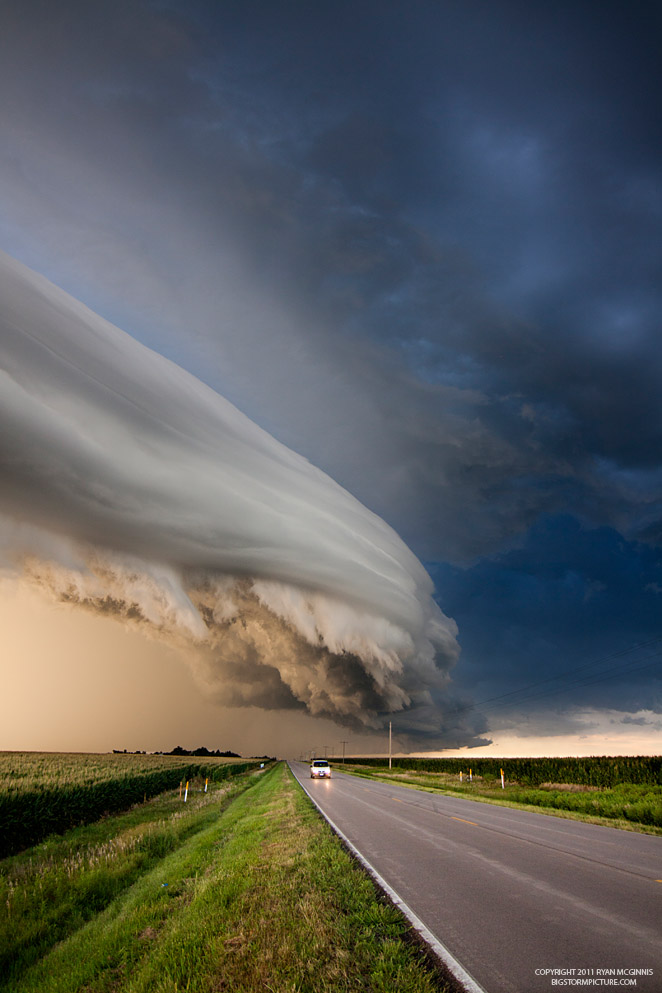 Amazing cloud formation, Nebraska
