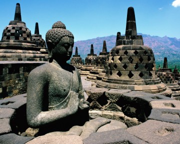 Borobudur temple, Java, Indonesia
