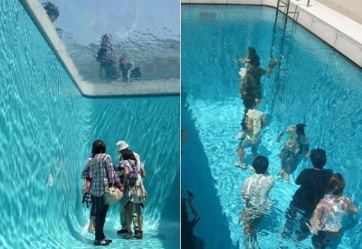 Fake Swimming Pool, Kanazawa, Japan