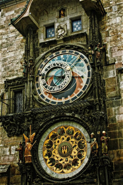 The Prague Astronomical Clock, Czech Republic