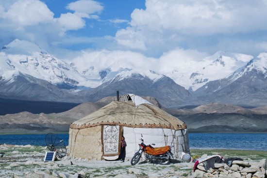 Yurt along the Silk Road, China
