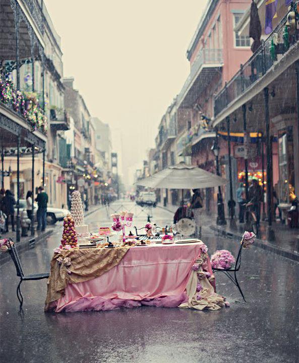 Rain and romance in New Orleans