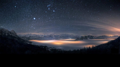 Switzerland by night