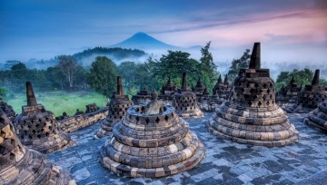 Borobudur Buddhist Temple, Indonesia