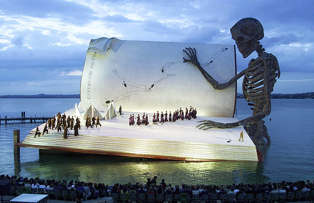 The Marvelous Floating Stage of the Bregenz Festival, Austria