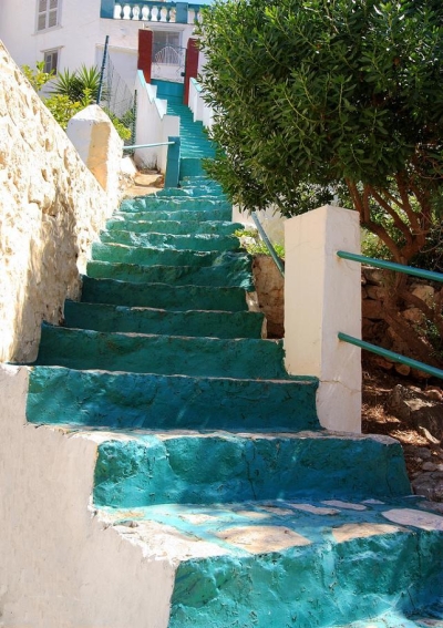 Aqua Steps, Hydra Island, Greece