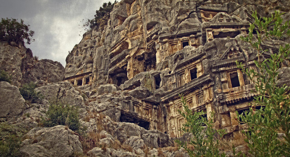 Necropolis, Demre Myra, Turkey Photo On Sunsurfer