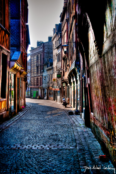 Streets of Rouen, France