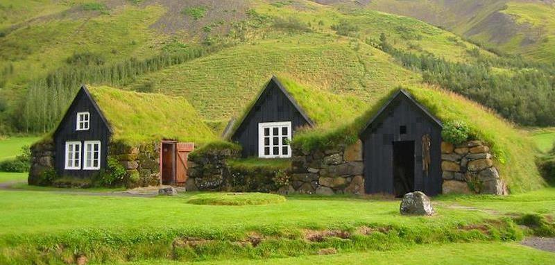 Turf Houses, Faroe Islands