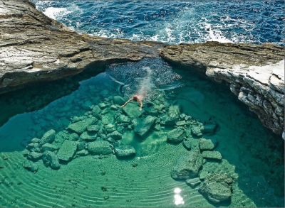 Turquoise Pool, Giola Lagoon, Greece
