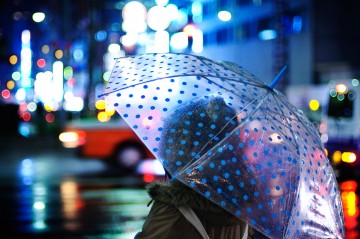 City rain, Tokyo