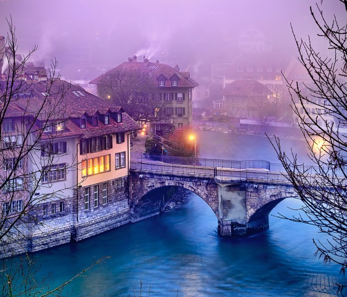 River Bridge Bern Switzerland Photo On Sunsurfer