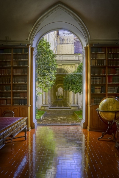 Library, Palazzo Spada, Rome, Italy