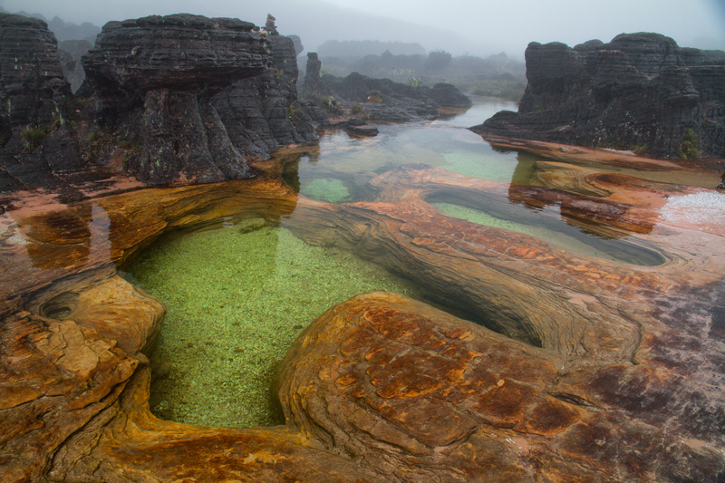 Natural pool, Mount Roraima