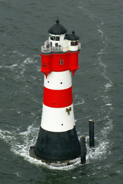Roter Sand Lighthouse Turned Hotel, Bremerhaven, Germany