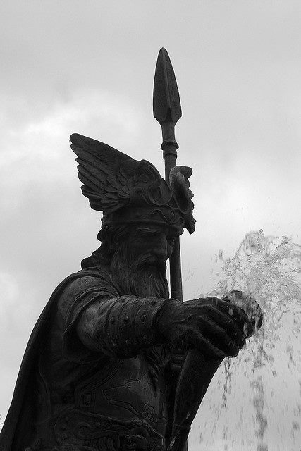 Fountain with Wotan, Thale, Germany