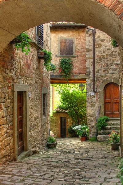 Ancient Street, Tuscany, Italy