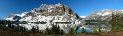 Bow Lake, Crowfoot Mountain, Canadian Rockies
