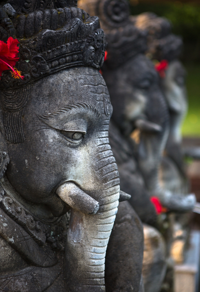 Ganesha statues, Ubud, Bali, Indonesia