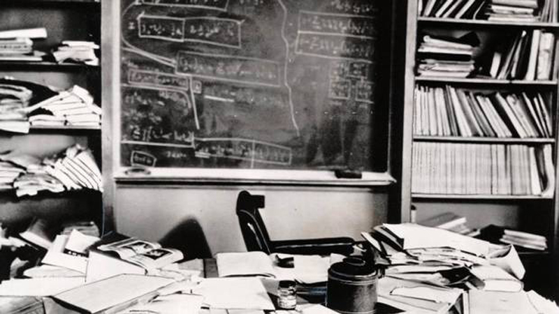 Einstein’s desk hours after his death