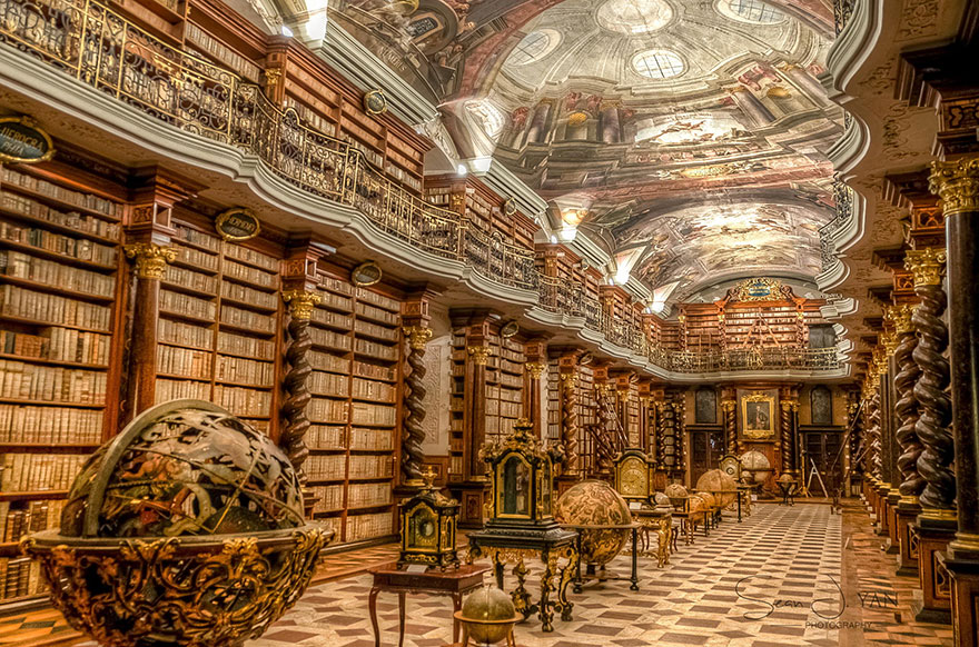 The Klementinum Library, Prague, Czech Republic