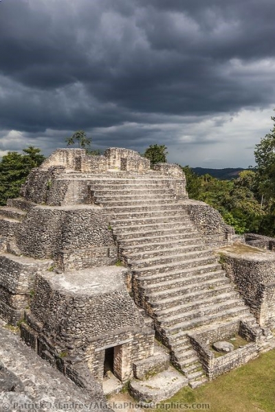 Mayan Pyramid, Caracol, Belize