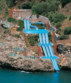 Slide into the Mediterranean Sea, Sicily, Italy photo on Sunsurfer
