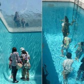 Fake Swimming Pool, Kanazawa, Japan photo on Sunsurfer