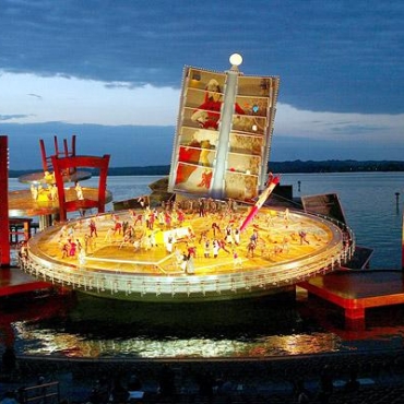 The Marvelous Floating Stage of the Bregenz Festival, Austria photo on ...